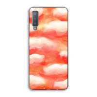 Lichte Wolken: Samsung Galaxy A7 (2018) Transparant Hoesje