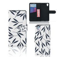 Sony Xperia X Hoesje Leaves Blue - thumbnail