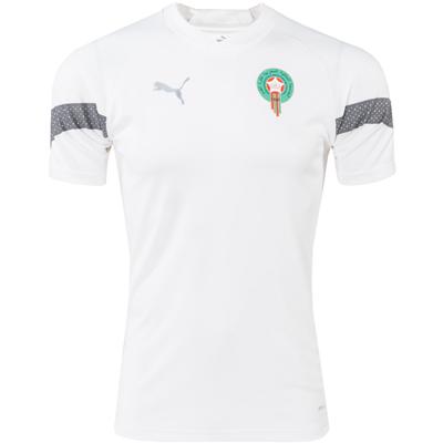 PUMA Marokko Trainingsshirt 2022-2024 Wit Zilver