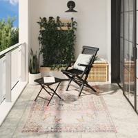 VidaXL Vloerkleed arbizu binnen en buiten vintage stijl 140x200 cm