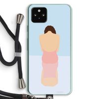 Mirror: Pixel 5a 5G Transparant Hoesje met koord