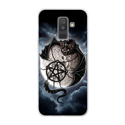 Volle maan: Samsung Galaxy A6 Plus (2018) Transparant Hoesje