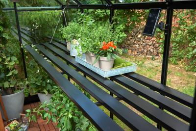 Tafel Qube 66 geintegreerd zwart - Royal well