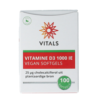 Vitamine D3 1000IE vegan 100 Softgels