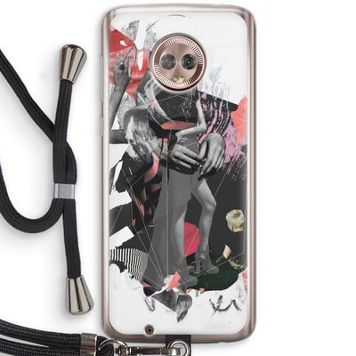 Dissimulation du réel: Motorola Moto G6 Transparant Hoesje met koord