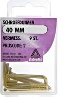 Schroefduim 40mm vermess 9st - Deltafix