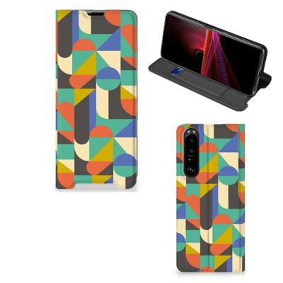 Sony Xperia 1 III | Hoesje met Magneet | Funky Retro