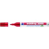 Viltstift edding 3000 rond 1.5-3mm rood