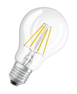 OSRAM 4058075112216 LED-lamp Energielabel E (A - G) E27 Peer 4 W = 40 W Warmwit (Ø x l) 60 mm x 105 mm 1 stuk(s)