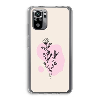 Roses are red: Xiaomi Redmi Note 10S Transparant Hoesje
