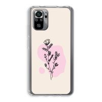 Roses are red: Xiaomi Redmi Note 10S Transparant Hoesje