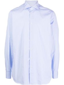 Lardini chemise en popeline à rayures - Bleu