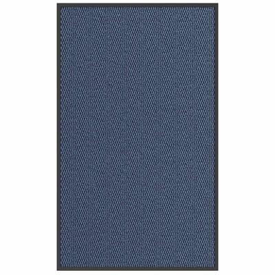 Deurmat 90x150 cm blauw
