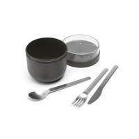 Brabantia yoghurtbeker make & take 0,5l donkergrijs
