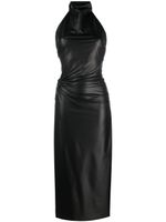 1017 ALYX 9SM robe en cuir artificiel à dos nu - Noir