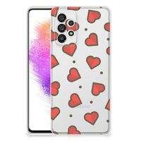 Samsung Galaxy A73 5G TPU bumper Hearts