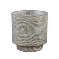 PTMD Bloempot Nigel - 30x30x30 cm - Cement - Grijs