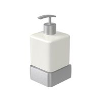 Zeepdispenser Haceka Aline Brushed 7,4x15,4 cm Aluminium Geborsteld Zilver Haceka