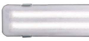 Nordlux LED SWD Armatuur WORKS met 2x LED tube 18W 4000K wit 120cm - 4804285