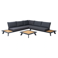 Parga Loungeset - Antraciet Trestino - Trestino