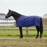 VidaXL Paardendeken donkergroen en zwart 125 cm polyester