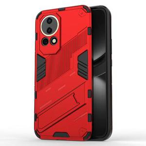 Huawei Nova 12 Armor Series Hybride Hoesje met Standaard - Rood