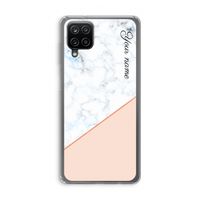 Marmer in stijl: Samsung Galaxy A12 Transparant Hoesje Marmer in stijl: Samsung Galaxy A12 Transparant Hoesje