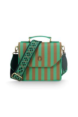 Pip Studio Frances Schoudertas Small Streep Groen