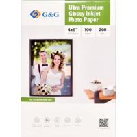 G&G 260gsm-4X6-100 Fotopapier 260 g/m² 100 stuk(s)
