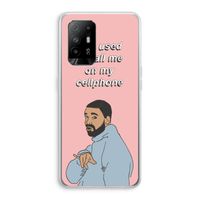 Hotline bling: Oppo A95 5G Transparant Hoesje