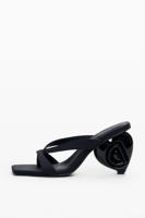 Hartsandalen met hak - BLACK - 40