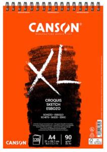 Canson schetsblok XL ft 29,7 x 42 cm (A3), blok van 120 blad