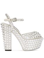 Dolce & Gabbana sandales Cleo 130 mm à plateforme - Blanc - thumbnail