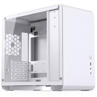 Jonsbo Jonsbo U4 Mini Micro-ATX-Gehäuse, Tempered Glass - weiß Micro-tower Behuizing, Gaming-behuizing, PC-behuizing Wit