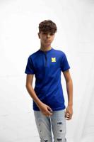 Vingino x Messi Jipper Halfzip T-Shirt Kids Donkerblauw - Maat 116 - Kleur: Donkerblauw | Soccerfanshop