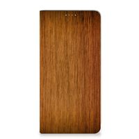 Samsung Galaxy A14 4G Book Wallet Case Donker Hout