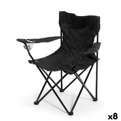 Visstoel Gift Decor Zwart 79 x 47 x 79 cm (8 Stuks)