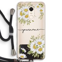 Daisies: Xiaomi Redmi 5 Transparant Hoesje met koord