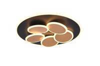 Trio Moderne plafondlampMandala zwart Ø 48cm - 653210680