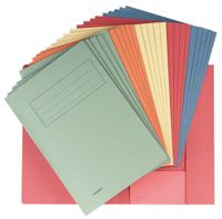 Class'ex dossiermap, ft 23,7 x 34,7 cm (voor ft folio), geassorteerde kleuren, pak van 25 stuks - thumbnail