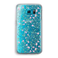 Sierlijke bloemen: Samsung Galaxy S6 Transparant Hoesje
