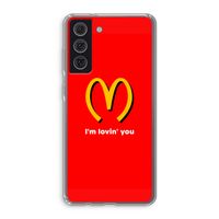 I'm lovin' you: Samsung Galaxy S21 FE Transparant Hoesje