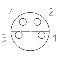 Lutronic 1030 Sensor/actuator connector, geassembleerd M8 Aantal polen (sensoren): 4 Koppeling, recht 2.00 m 1 stuk(s)