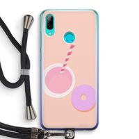 Donut: Huawei P Smart (2019) Transparant Hoesje met koord Donut: Huawei P Smart (2019) Transparant Hoesje met koord