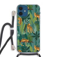 Luipaard 2: iPhone 12 Transparant Hoesje met koord