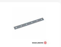 Waelbers Verbindingsplaat 160 mm, blauw verzinkt (GV) - 100 Stuk(s) - 242501.13 Waelbers Verbindingsplaat 160 mm, blauw verzinkt (GV) - 100 Stuk(s) - 242501.13