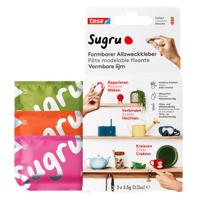 Kneedbare hobbylijm Sugru by tesa® sterke alleslijm 3 pakken roze oranje groen | 10 stuks