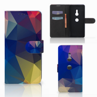 Sony Xperia XZ3 Book Case Polygon Dark - thumbnail