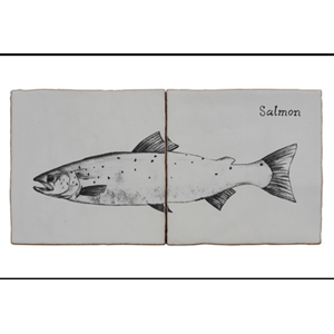 Terre d&apos;Azur Malaga Bone Decor Salmon 2-dl