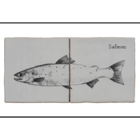 Terre d&apos;Azur Malaga Bone Decor Salmon 2-dl